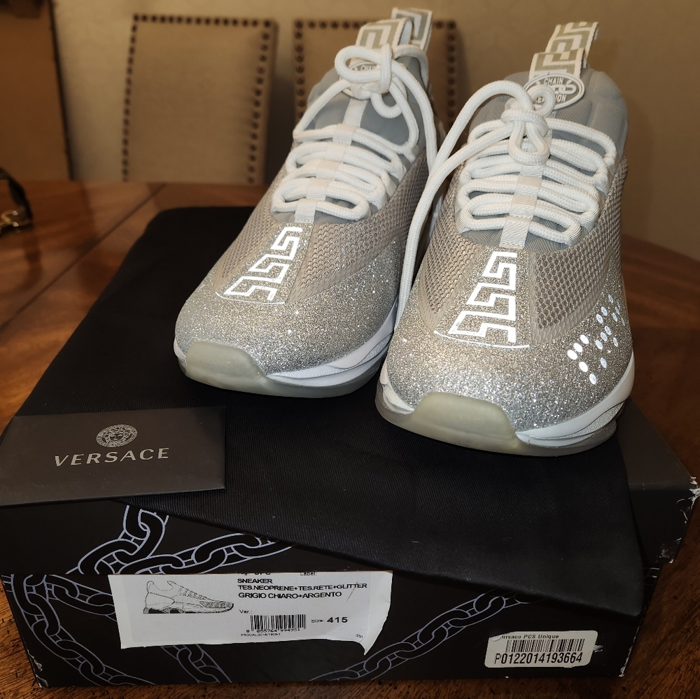 Versace Venice Silver Sneakers